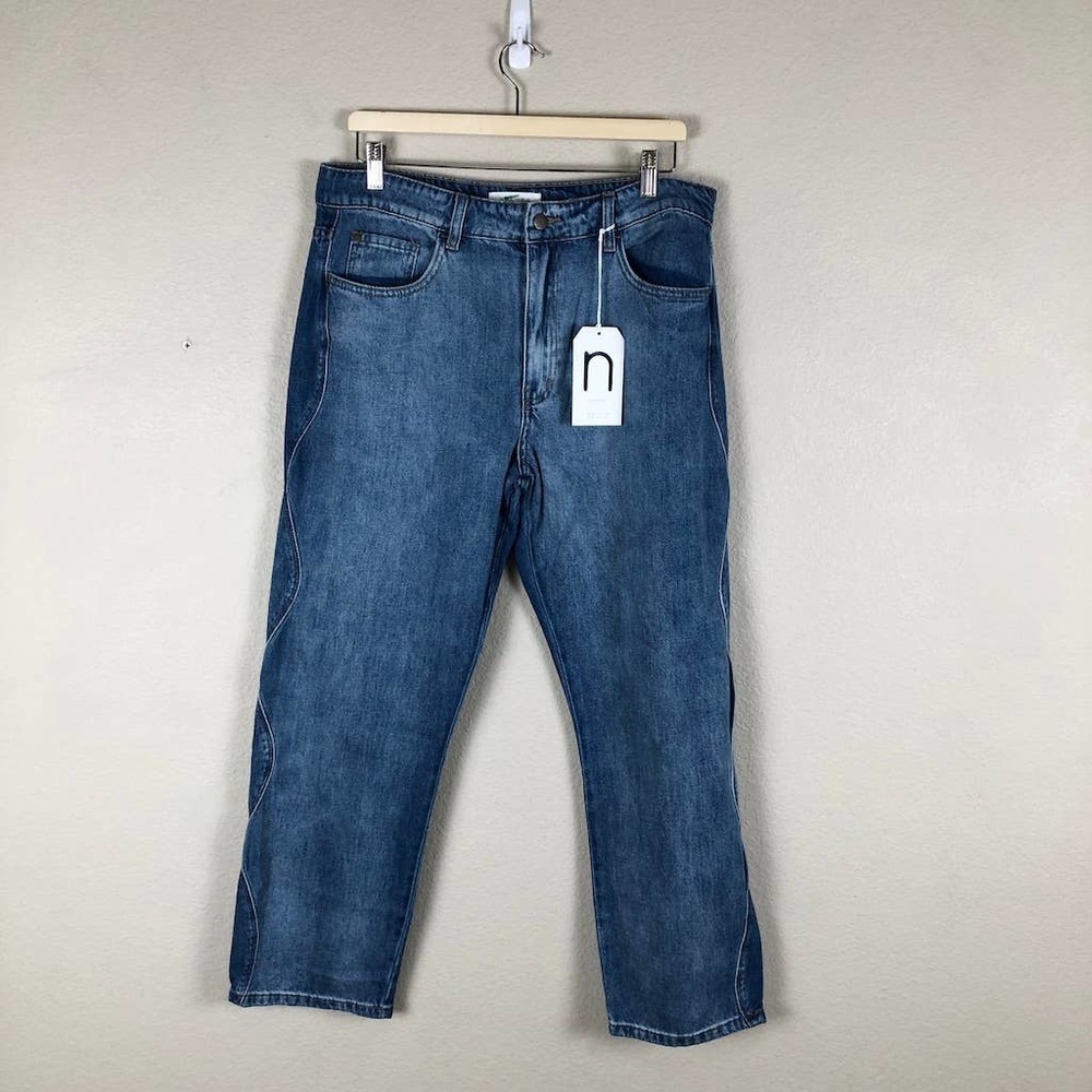 NATURE Denim Jeans Blue Medium‎ Wash Maxium Comfort Ladies New Juniors Size 13